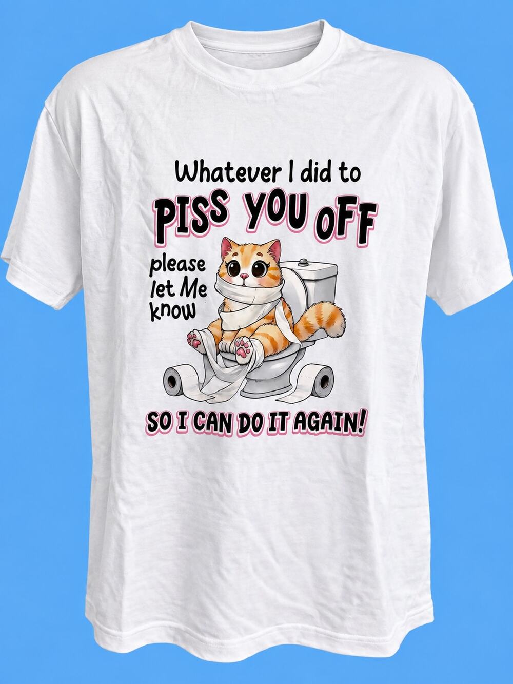 Large Cat T Shirt